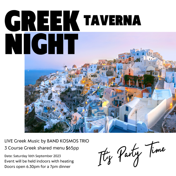 Greek Taverna Night at Uleybury Wines